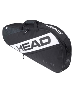 Head Elite 3 Racketbag black & white