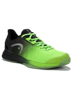 Head Sprint Pro 3.5 Indoor shoes Black & Neon Green